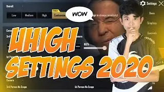 Secret uHigh PUBGM SETTINGS 2020