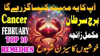 Cancer February 2026 | Cancer monthly Horoscope Predictions | Burj-e-Sartan | Kark Rashifal 