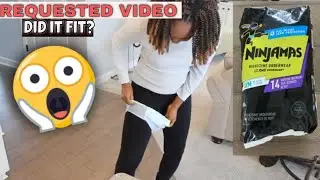 ПРИМЕРЯЮ Pampers Ninjamas (ВИДЕО ПО ЗАПРОСУ) ПОДОШЛИ? | Одноразовые ночные трусики ПРИМЕРЬТЕ!