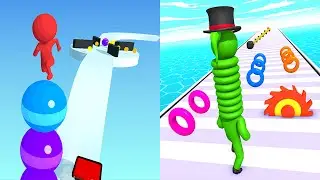 Stack Rider VS Long Neck Run - All Level Gameplay Android iOS Ep2