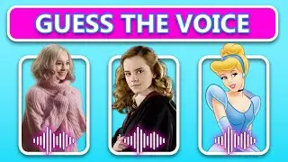 🌈Guess The BEST Voice Quiz 🌈 Netflix shows & YouTubers