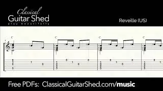 Reveille - Free Classical Guitar Sheet Music