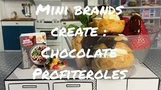 Мини-бренды создают шоколадные профитроли / Приготовление и дегустация 4👩🏻&zwj;🍳