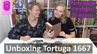 Tortuga 1667, Unboxing (In English, board game)