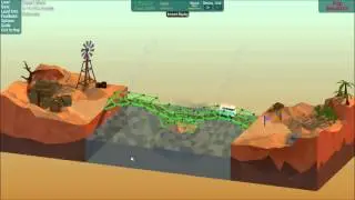 Poly Bridge Desert Winds 2-11 20m Double Overpass
