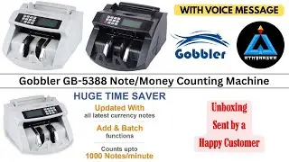 Gobbler GB-5388 Money Counting Machine💸with Voice Alerts |🔥Unboxing by Happy Customer