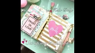 My planner setup: Lovedoki Dokibook A6
