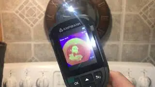 AMPBANK H128 Handheld Thermal Camera  240 x 240 TISR Resolution  Imaging testing TOPDON TC004 clone