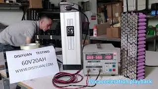 60V20AH Test Video Lithium Battery Capacity Test Video for Electric Vehicles