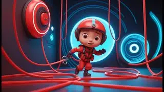 Among Us Red Crewmate Dropped the Key in Cafeteria | Kids Songs & Nursery Rhymes
