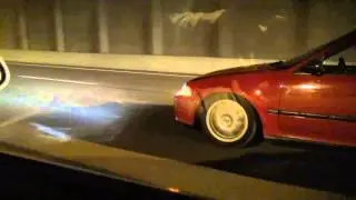 J32 Eg coupe vs. K24 Eg Hatch Honda roll race