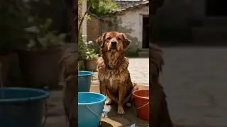 Guguk the Busy Village Dog #funny #dog #short #comedy #funnydog #comedyshorts