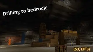 Drilling To Bedrock [Minecraft, TeamZ Season3: Ep3]