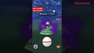 Catching Shiny Shadow Grimer after beating Rocket Leader Cliff Pokemon GO