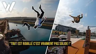 On SAUTE d'une plateforme ABANDONNÉE | Parkour Park Training