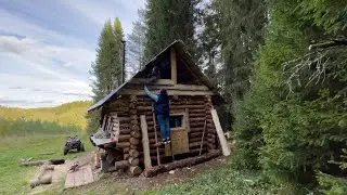 Weekend with a friend in Taiga.Living off grid