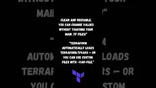What Is terraform.tfvars Used For? 🤔 | Terraform Explained in 60s