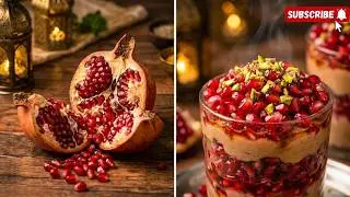 😳The Most Beautiful Pomegranate Dessert Ever🔅