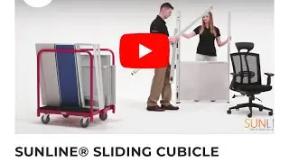 Sunline sliding cubicles affordable office furniture