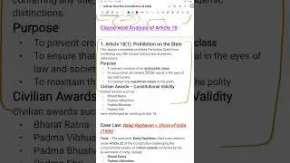 Article 18 of Indian Constitution explained in Marathi | abolition of Titles | #lawselawyertak 