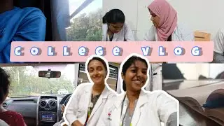 Half day College vlog as a 3rd yr BASLP student 🤠 | Travelling | Day in my life | College Med life |