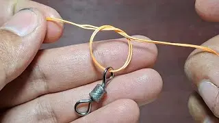 Palomar knot, for swivels, a strong knot and easy to make 