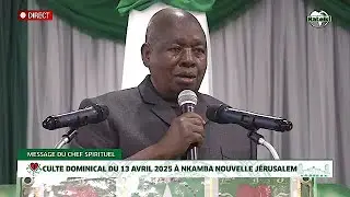 MESSAGE DOMINICAL DE SA DIVINITE PAPA KIMBANGU DU 13 AVRIL 2025 A NKAMBA