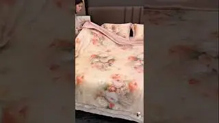 Skin friendly soft bed sheets beautiful fabric design #shorts