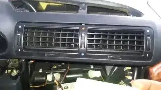 BMW E38 740 750 Center Dash A/C Heater Air Vent Removal