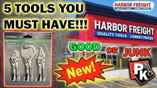 5 НЕОБХОДИМЫХ ИНСТРУМЕНТОВ HARBOR FREIGHT!!! #harborfreight #tools #top5 #toolreviews #icon #diy