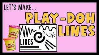 Play Doh Lines - Art Project Demo for Kids in Grades PK-K