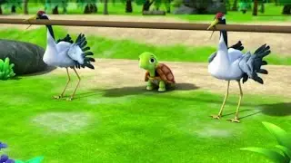 The Turtle And The Cranes 🐢&🦩LKG Story