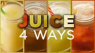 Fresh Juices 4 Cool Ways. Recipes by Food Fusion
