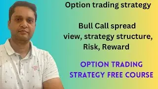 Bullish Option strategies | Directional option trading strategies | Bull call spread strategy#option