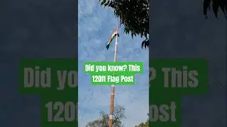 Did you know? This 120ft Flag Post has a secret! 🤫🇮🇳