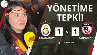 Puan Farkı Eriyor! Galatasaray 1-1 Gaziantep FK Taraftar Röportajı