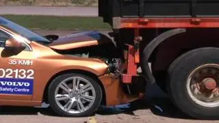 Insane Volvo brake test epic fail