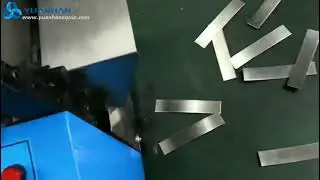 Flat Metal Strip Cutting Machine, Cutting Flat Metal Strips into Lengths