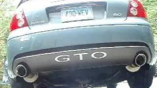 2005 Pontiac GTO LS2 6.0L Corsa Sport Exhaust