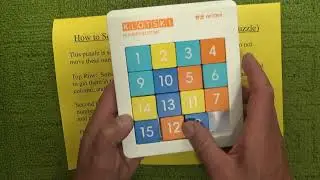 How to Solve the 15 Puzzle - Sliding Number Puzzle - Step by Step Tutorial