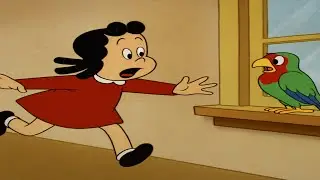 Lulu Gets the Birdie (1944) 🐦 | Classic Little Lulu Cartoon | Public Domain Animation