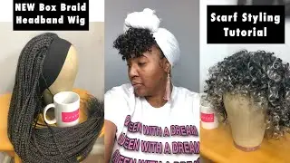 VLOG | Amazon Must Have Headwrap Tutorial (2021) Amazon Headband Wigs & Synthetic Lace Front Wigs