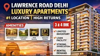 Swasdee Heights Lawrence Road🔥✅ | Luxury Living in Prime North West Delhi🏡3BHK/4 BHK SEMI FURNISHED💎