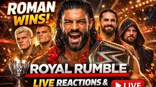 1️⃣ Roman Wins Royal Rumble 🔥 WWE Live Reactions & Challenges