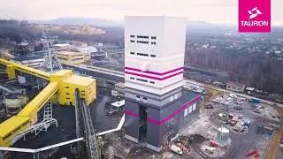 TAURON Wydobycie | Budowa wieży szybowej w ZG Janina