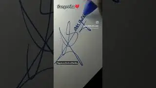 Sangeetha❤.... #sign #signature #signfabrication #art #signart #calligraphy #handwriting #signarule