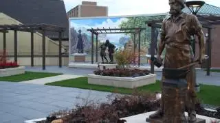 Man at Work Sculpture Garden at the Grohmann Museum - Project of the Week 5/19/14