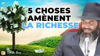 5 choses amènent la richesse (Rav Ronen Chaoulov)