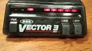 Vintage BEL Beltronics Vector 3 IRT X, K &Ka band radar detector