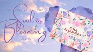 SWATCHES of the NABLA Soul Blooming eyeshadow palette